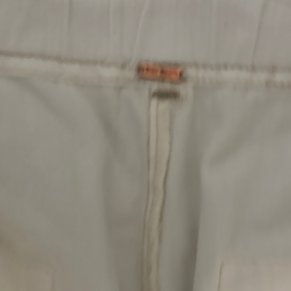 Free People Tahiti Cargo Pants Green Utility Low Rise Tofu Ivory large - Picture 5 of 8
